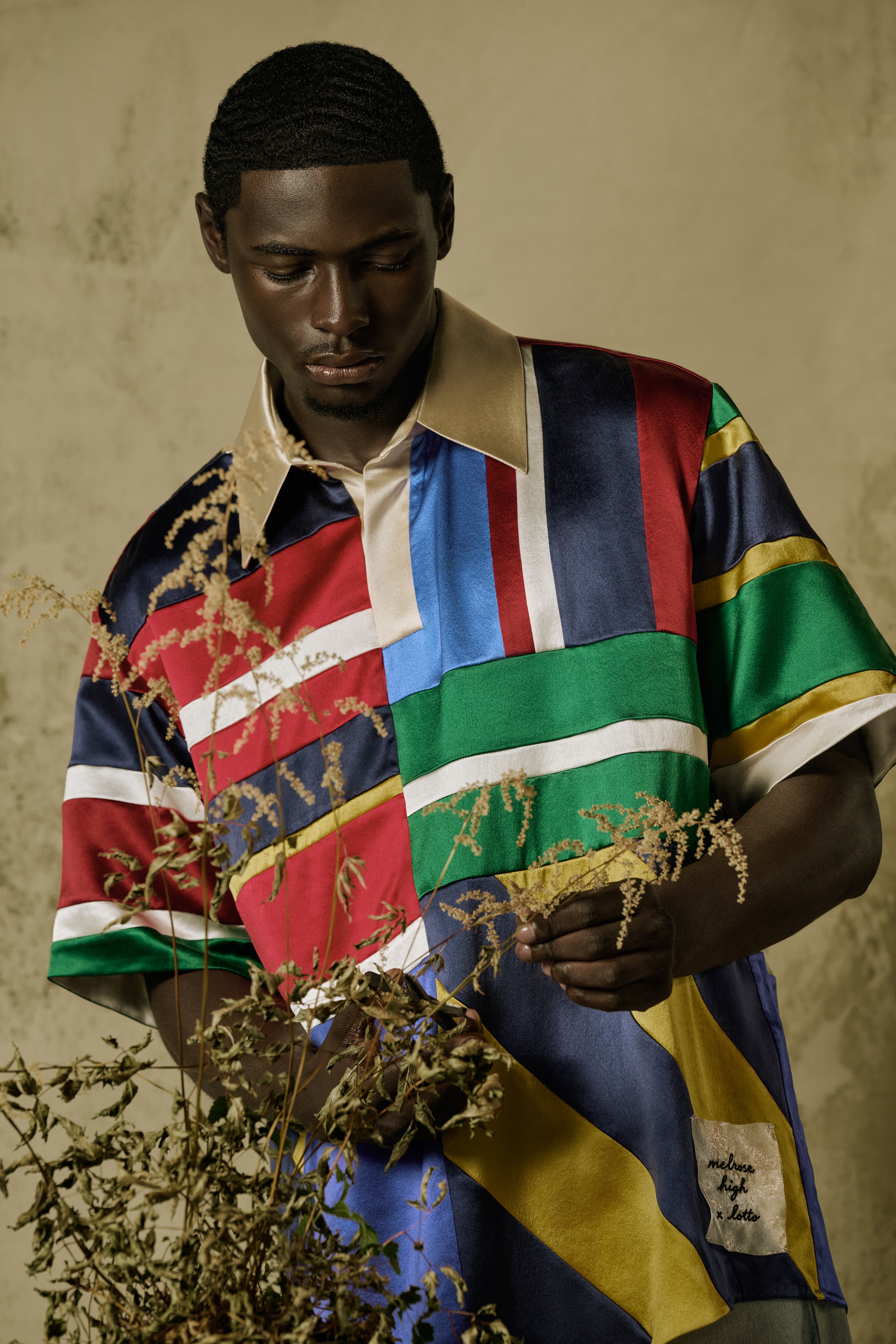 MelroseHigh x LOTTO |  Ivy League Silk stripe 1 :: Victory flags
