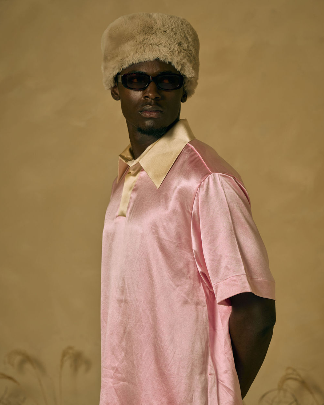 MelroseHigh x LOTTO |  Ivy League Silk Polo :: pink + Matter
