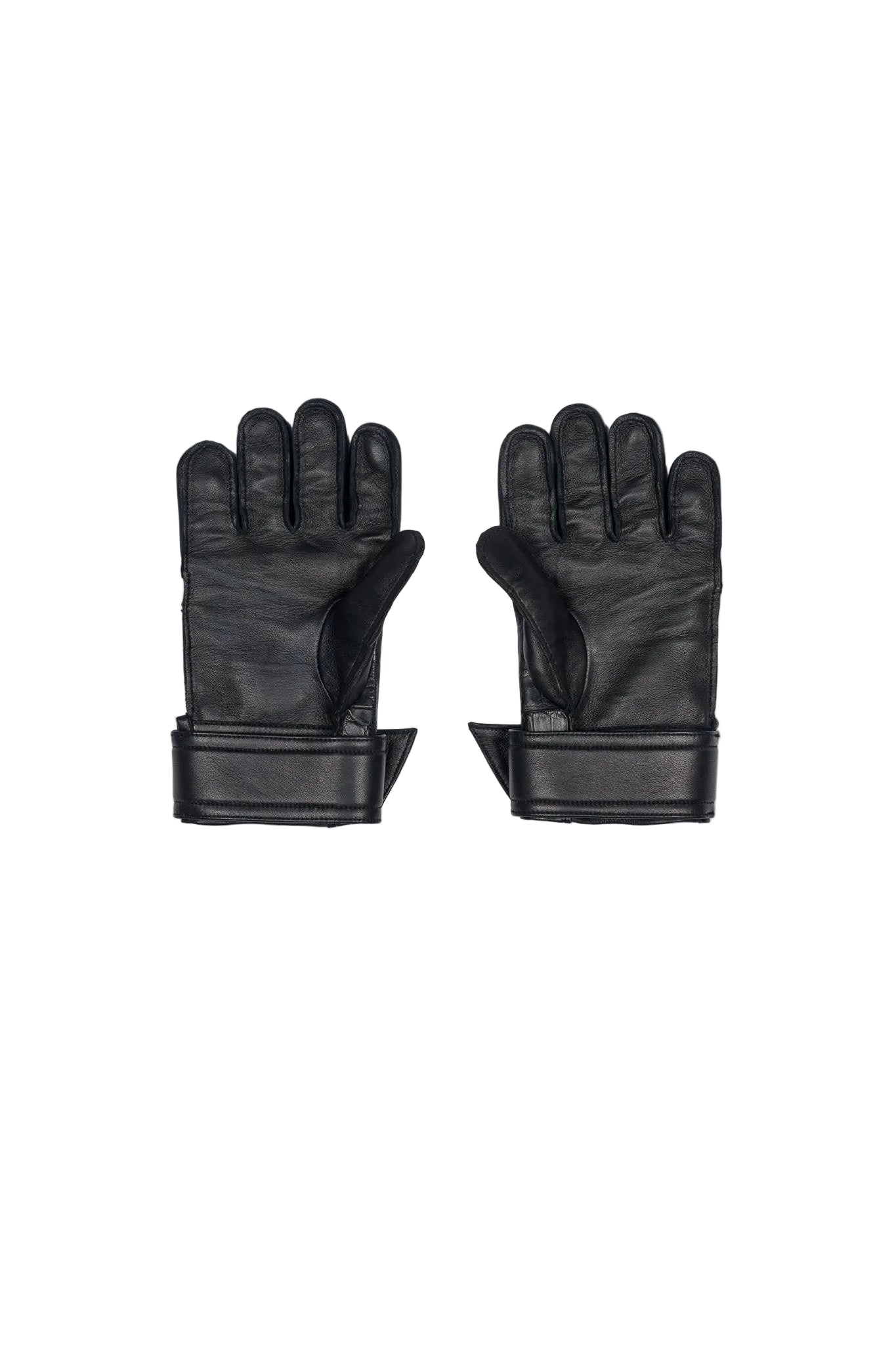 Iron Will Goalie Gloves - Black Croc (white background)
