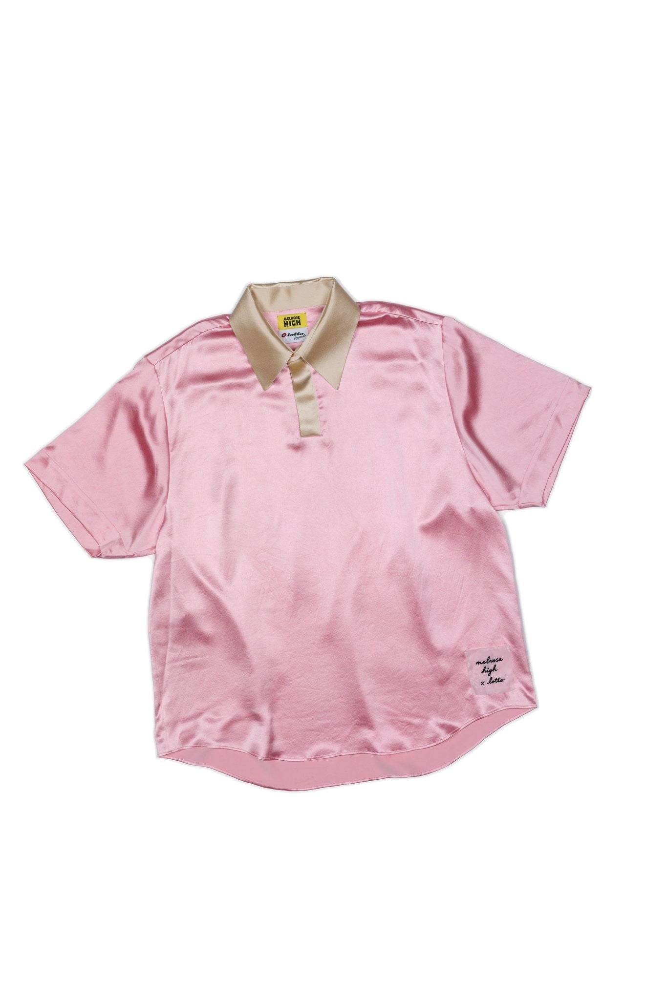 Ivy League Silk Polo - Pink +Matter (white background)